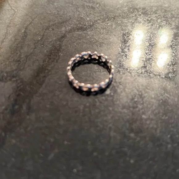 PANDORA BAND OF HEARTS RING - Picture 2 of 5